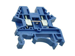 Connector; DIN rail mounted; DK2.5N-BL; blue; screw; 0,34÷2,5mm2; 20A; 600V; 1 way; Dinkle; RoHS