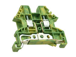 Złączka; na szynę DIN; uziemiająca; DK2.5N-PE; zielono-żółty; śrubowy; 0,34÷2,5mm2; 1 tor; Dinkle; RoHS