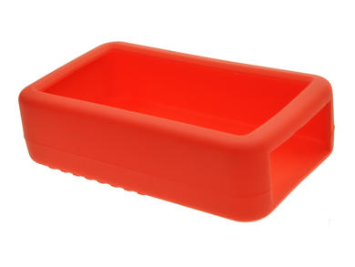 Silicon housing; LCSC135H-R; silicon; red; 81x141mm; Takachi; RoHS