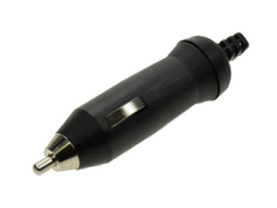 Plug; car lighter; WTZS-1; straight; for cable; solder; plastic