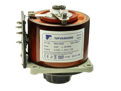 Autotransformer; with fastening; OIEA3; 230V; 0÷260V; 2,8A; Breve