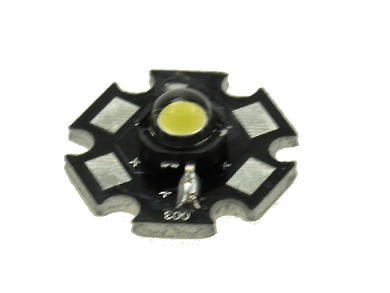 Power LED; EF3Y1EAC-1; yellow; 35lm; 120°; star; 2,2V; 350mA; 1W; 595nm; surface mounted; Honglitronic; RoHS