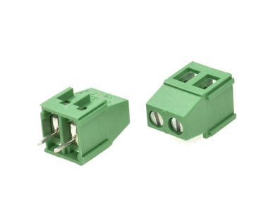 Terminal block; DxMG 2p; 2 ways; R=5,08mm; 15,5mm; 16A; 300V; through hole; vertical; lift type; slot screw; screw; vertical; 0,26÷2,5mm2; green