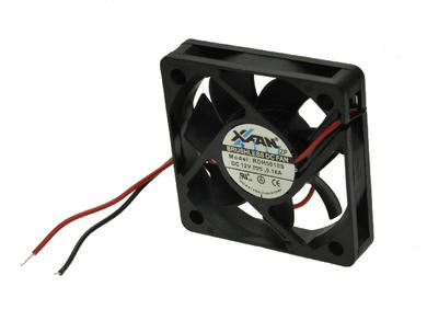 Fan; RDH5010S; 50x50x10mm; slide bearing; 12V; DC; 1,92W; 22,3m3/h; 32dB; 160mA; 5300RPM; 2 wires; X-FAN; RoHS