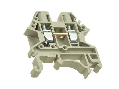 Connector; DIN rail mounted; DK4N; grey; screw; 0,34÷4mm2; 30A; 600V; 1 way; Dinkle; RoHS