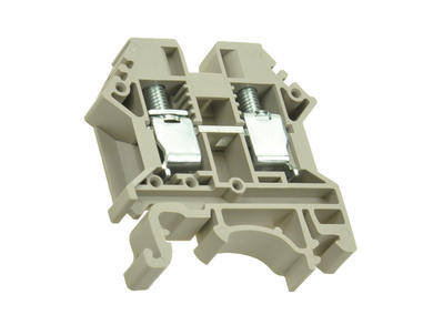 Connector; DIN rail mounted; DK6N; grey; screw; 0,5÷6mm2; 50A; 600V; 1 way; Dinkle; RoHS