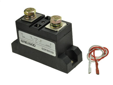 Relay; SSR; single phase; GDF6053D; 12V; DC; 60A; 53÷530V; AC; zero crossing; SCR output; panel mounted; SPST NO; Greegoo; RoHS