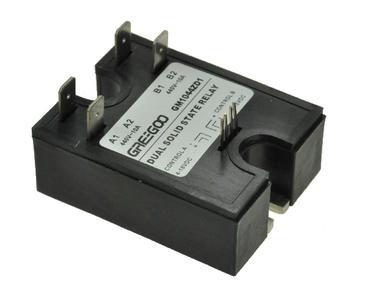 Relay; SSR; dual output; GM1044ZD1; 4÷16V; DC; 2x10A; 44÷440V; AC; zero crossing; SCR output; panel mounted; with connectors; DPST NO; Greegoo; RoHS