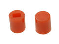 Cap; SC002-R; red; round; 6mm; 7mm; 2x3mm; RoHS