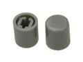 Cap; SC006-GR; grey; round; 9mm; 10,2mm; 3,3x3,3mm; RoHS