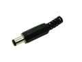 Plug; 2,1mm; DC power; 5,5mm; 9,0mm; DCP-02-2.1A; straight; for cable; solder; plastic