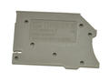 End cover; for DIN rail terminal blocks; DKES1.5CA; grey; Dinkle; RoHS