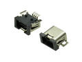 Socket; miniUSB A; 229-4FB-B; USB 2.0; black; surface mount; horizontal; angled 90°; phosphor brozne; RoHS