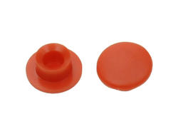 Klawisz; SC014-R; czerwony; grzybek; okrągły; 8mm; 4mm; 3mm; RoHS