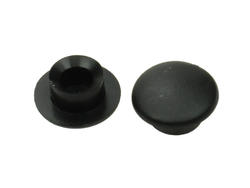 Klawisz; SC014-B; czarny; okrągły; grzybek; 8mm; 4mm; 3mm; RoHS