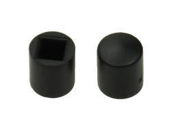 Klawisz; SC012-B; czarny; okrągły; 6,3mm; 7,4mm; 3,3x3,3mm; RoHS