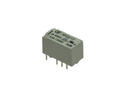 Relay; electromagnetic miniature; HFD3-012; 12V; DC; DPDT; 0,5A; 125V AC; 2A; 30V DC; PCB trough hole; Hongfa; RoHS