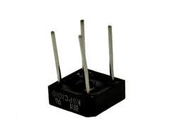 Bridge rectifier; KBPC1010; 10A; 1000V; cube; through hole (THT); FM type 19x19x7mm; RoHS