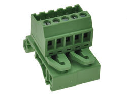 Connector; DIN rail mounted; pluggable r=5,08mm; 2EHDRD-05P; green; screw; 0,5÷2,5mm2; 12A; 300V; 5 ways; Dinkle; RoHS