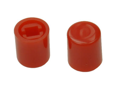 Cap; SC006-R; red; round; 9mm; 10,2mm; 3,3x3,3mm; RoHS