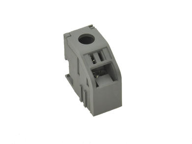 Connector; for transformers; TKE01; grey; screw; 0,5÷2,5mm2; 30A; 600V; 1 way; Dinkle; RoHS