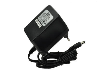 Power Supply; plug; ZNT9V1A; transforming; 9V DC; 1A; straight 2,5/5,5mm; black; DVE