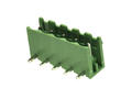 Terminal block; EDR-5.08-05P-4; 5 ways; R=5,08mm; 8,2mm; 15A; 300V; through hole; angled 90°; open; green; KLS; RoHS