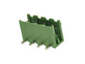 Terminal block; EDR-5.08-04P-4; 4 ways; R=5,08mm; 8,2mm; 15A; 300V; through hole; angled 90°; open; green; KLS; RoHS