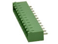 Terminal block; EDVC-5.08-12P-4; 12 ways; R=5,08mm; 12,1mm; 15A; 300V; through hole; straight; closed; green; KLS; RoHS