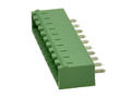 Terminal block; EDVC-5.08-10P-4; 10 ways; R=5,08mm; 12,1mm; 15A; 300V; through hole; straight; closed; green; KLS; RoHS