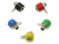 Banana socket; 4mm; 24.246.3; yellow; solder; 15mm; 19A; 60V; nickel plated brass; ABS; Amass; RoHS