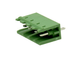 Terminal block; EDV-5.08-04P-4; 4 ways; R=5,08mm; 12,1mm; 15A; 300V; through hole; straight; open; green; KLS; RoHS