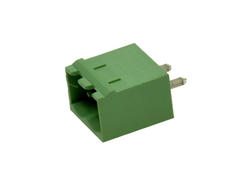 Terminal block; EDVC-5.08-02P-4; 2 ways; R=5,08mm; 12,1mm; 15A; 300V; through hole; straight; closed; green; KLS; RoHS