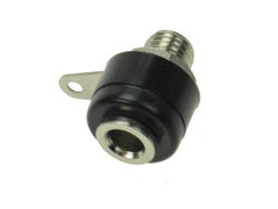 Banana socket; 4mm; 24.246.2; black; solder; 15mm; 19A; 60V; nickel plated brass; ABS; Amass; RoHS