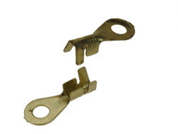 Cord end terminal; M4; ring; uninsulated; KONM4M; straight; for cable; 1÷2,5mm2; crimped