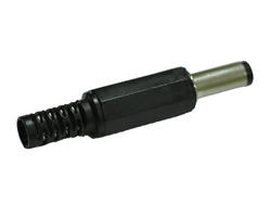 Wtyk; 2,5mm; zasilające DC; 5,5mm; 14,0mm; WDC25-55; proste; na przewód; lutowany; plastik; RoHS