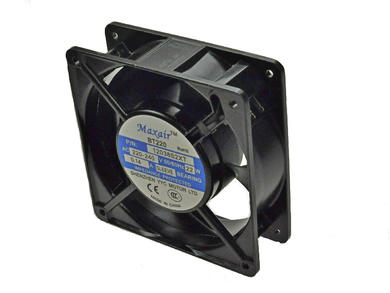 Fan; 12038S2XT; 120x120x38mm; slide bearing; 230V; AC; 22W; 161,5m3/h; 42dB; 140mA; 2700RPM; terminals 2,8x0,3mm; Maxair; RoHS