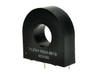 Current transformer; PPAC1100; 100A; 22ohm; 1000:1; 1VA; Talema; for PCB; RoHS