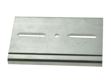 Rail mounting bracket; DRP02; 80mm; aluminium; gray; MeanWell