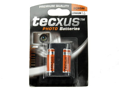 Battery; lithium; CR5/2CR5 DL245 12005; 6V; blister; 17x34x45mm; TECXUS; 2CR5; CR5