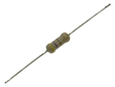 Resistor; carbon film; R2W5%3R9; 2W; 3,9ohm; 5%; 0411; through-hole (THT); RoHS