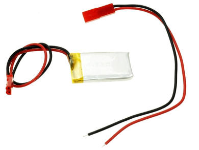 Rechargeable battery; Li-Po; 402036; 3,7V; 220mAh; 4x20x36mm; PCM protection; connector + socket 2,54*2pins; AKYGA