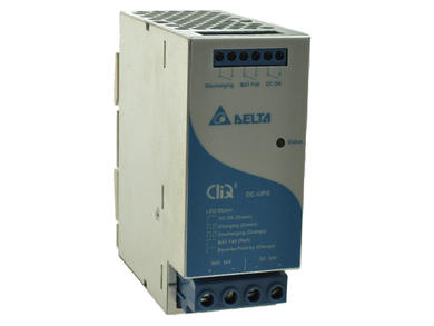 Power Supply; DIN Rail; emergency; DRU-24V40ABN; 24V DC; 40A; 960W; Delta Electronics