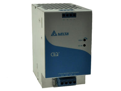 Power Supply; DIN Rail; DRP024V240W3BN CLIQII; 24V DC; 10A; 240W; 3 phase; Delta Electronics; RoHS