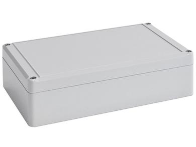 Enclosure; multipurpose; ET 220 F; ABS; 160mm; 80mm; 51mm; IP65; light gray; recessed area on cover; Bopla; RoHS