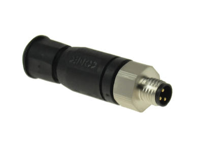 Plug; 42-00001; M8-3p; 3 ways; straight; spring; 0,14÷0,34mm2; 4-5,5mm; for cable; black; IP67; 3A; 60V; Conec; RoHS