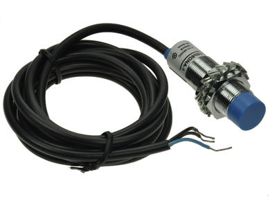 Czujnik; indukcyjny; ASP01-18B8DNA-1; NPN; NO; 8mm; 10÷30V; DC; 200mA; cylindryczny metalowy; fi 18mm; 62mm; wysunięty; z przewodem 2mb; Aiks; RoHS