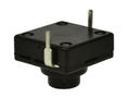 Przełącznik; przyciskowy; PB11D01; ON-OFF; czarny; bez podświetlenia; przewlekany (THT); 2 pozycje; 1A; 30V DC; 5mm