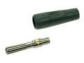 Banana plug; 4mm; BS425-G; green; 44mm; screwed; RoHS