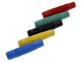 Banana socket; 4mm; KUN30 931804104; cable mounted; green; solder; 48mm; 16A; 60V; brass; PVC; Hirschmann; RoHS